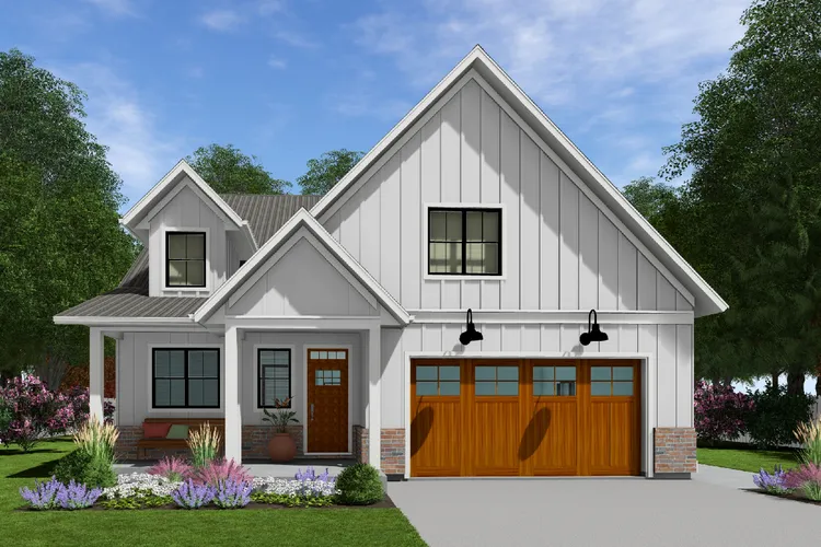 Full Rendering for House Plan #203062
