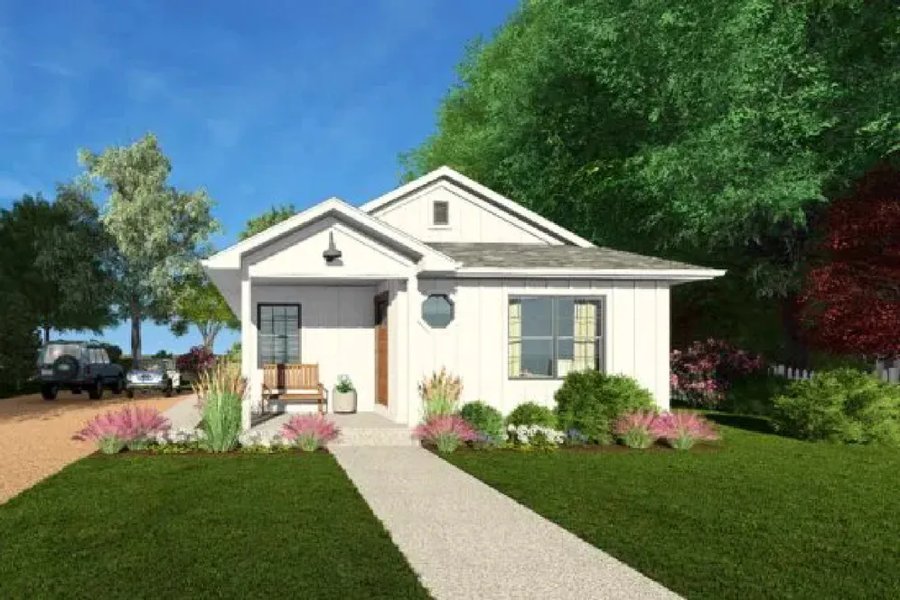 Full Rendering for House Plan #203067