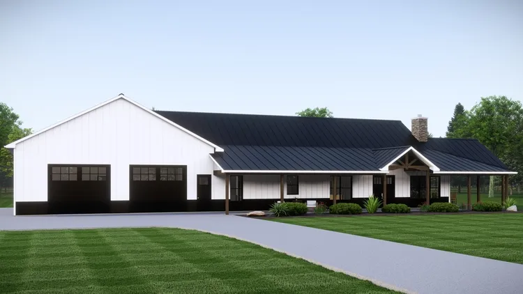 Full Rendering for House Plan #756542