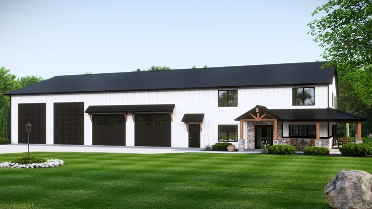 Full Rendering for House Plan #753403