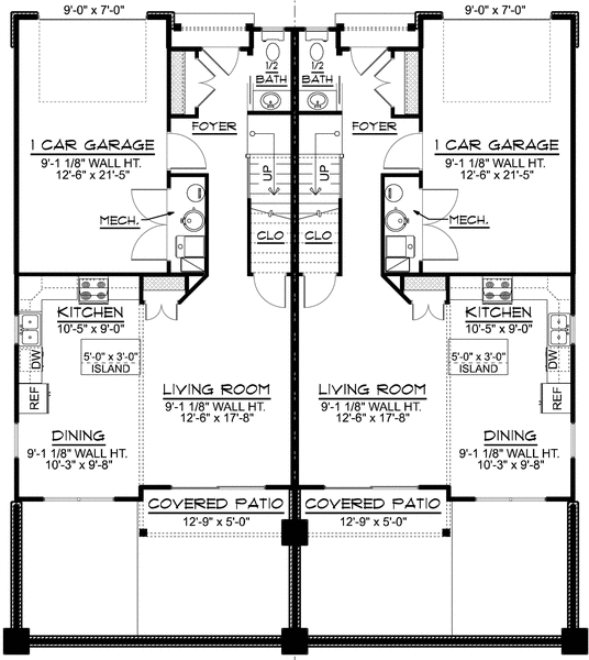 Main Floor Plan for House Plan #750313