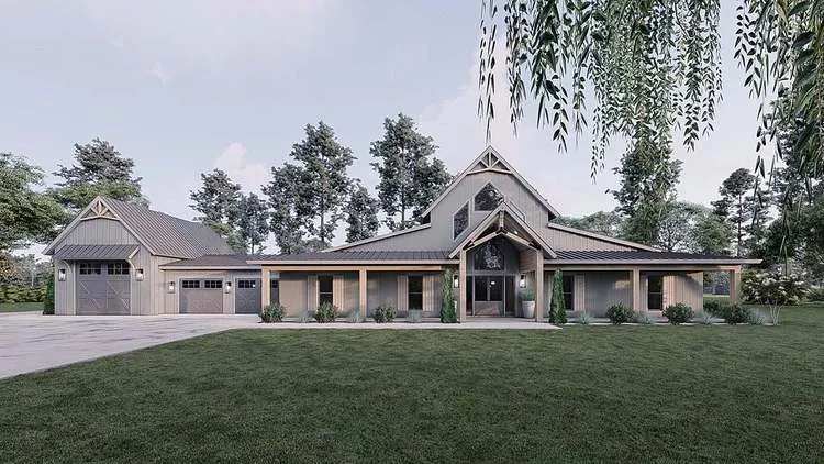 Full Rendering for House Plan #319743