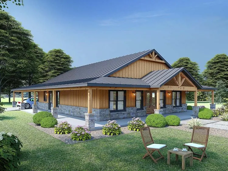 Full Rendering for House Plan #693932