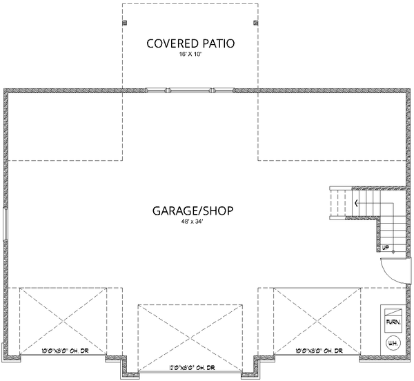 Main Floor Plan for House Plan #800262