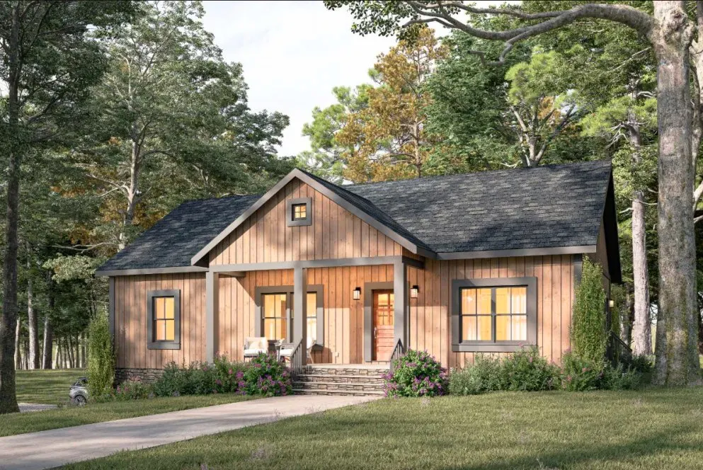 Full Rendering for House Plan #432041