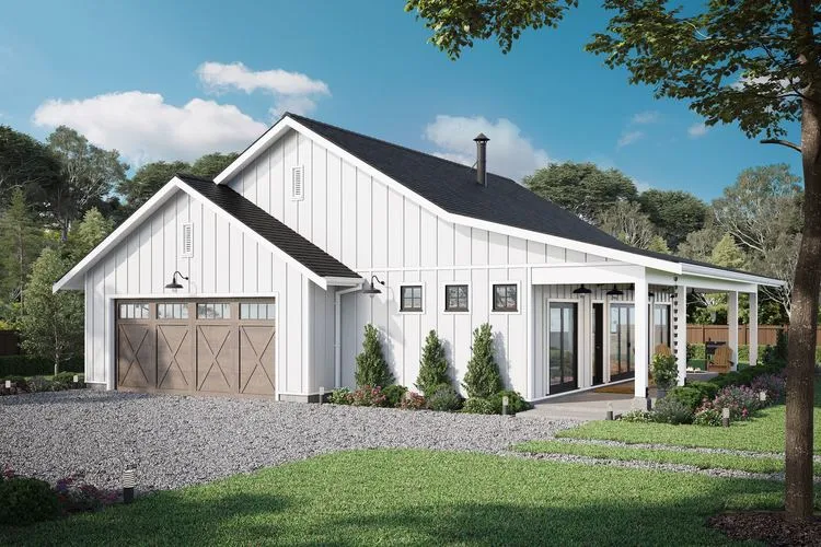 Full Rendering for House Plan #590001