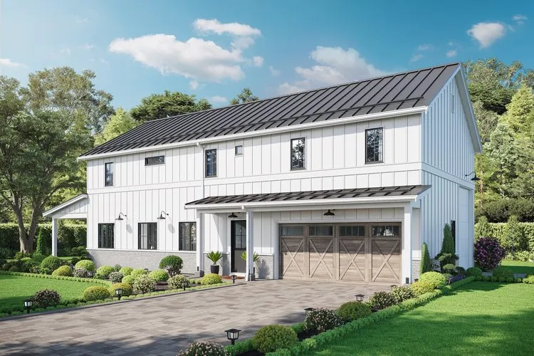 Full Rendering for House Plan #590432