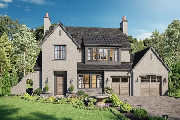 Full Rendering for House Plan #595252