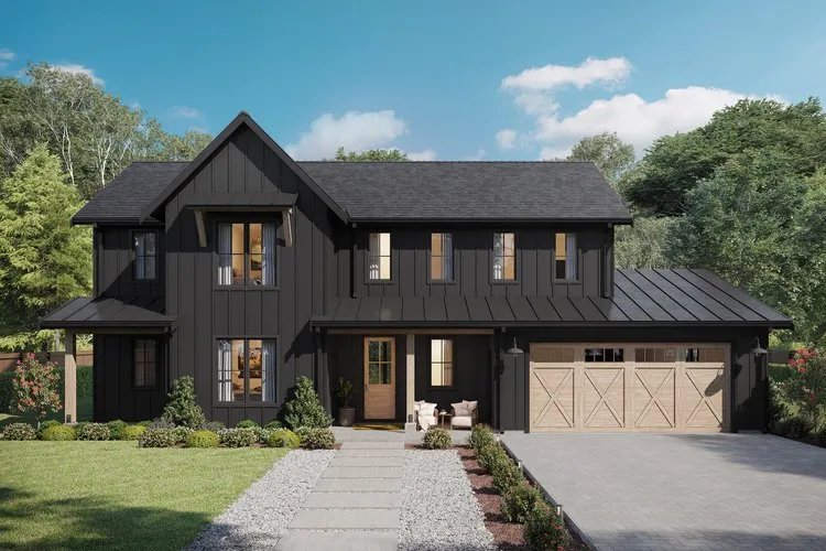 Full Rendering for House Plan #595992