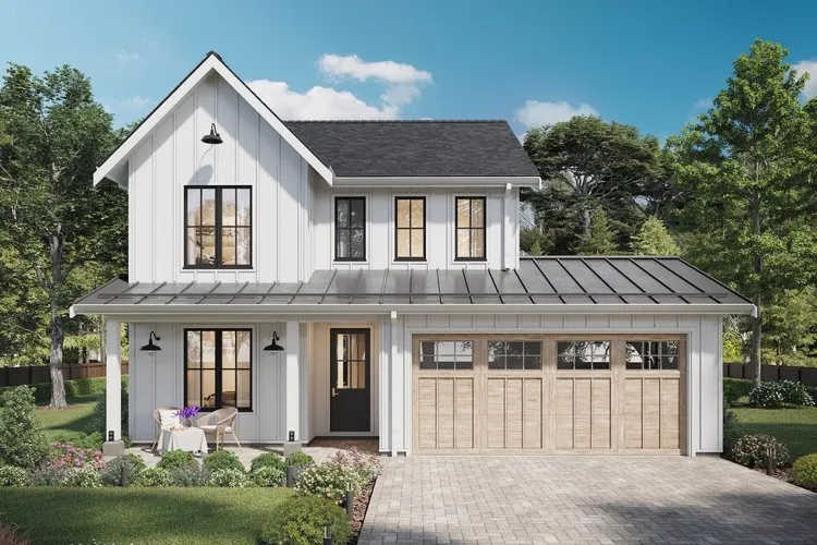 Full Rendering for House Plan #592722
