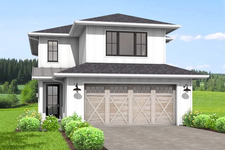Full Rendering for House Plan #594381