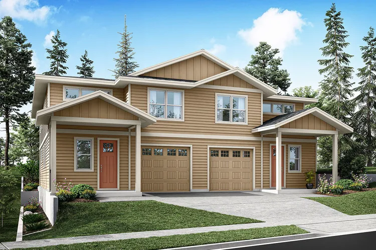 Full Rendering for House Plan #342783