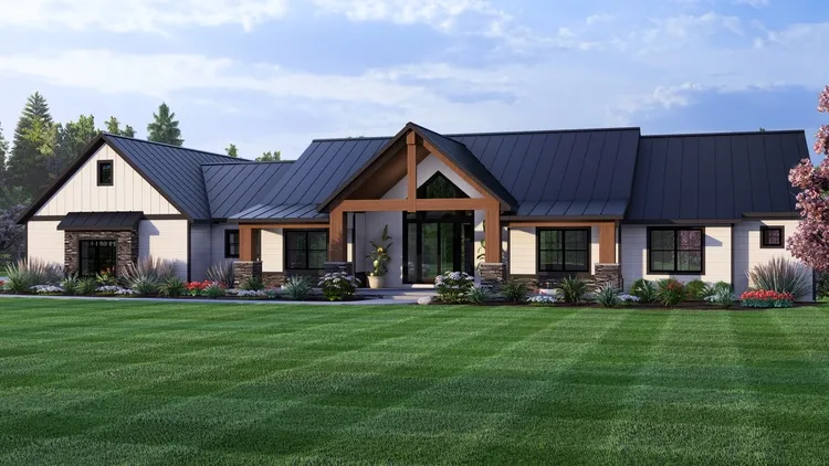 Full Rendering for House Plan #759842
