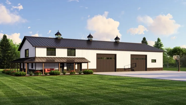 Full Rendering for House Plan #752963