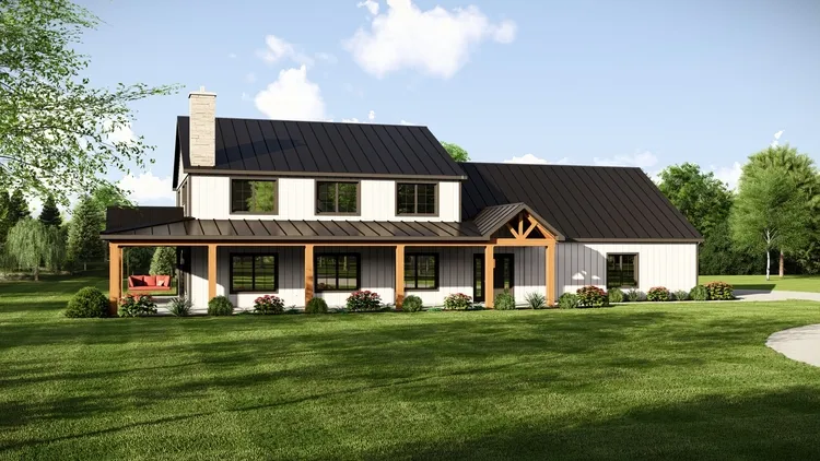 Full Rendering for House Plan #753472