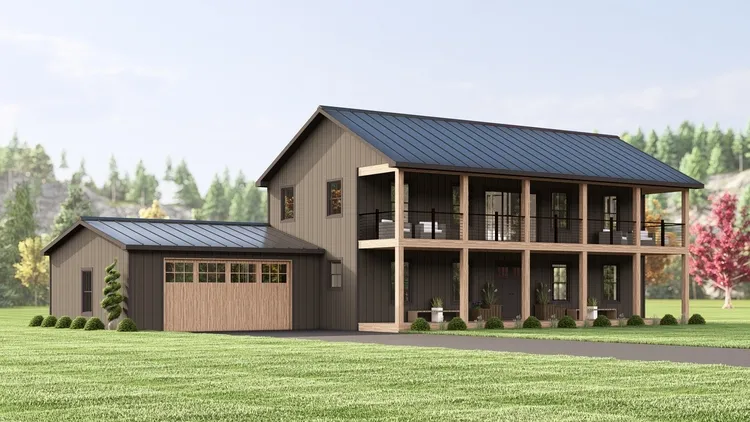 Full Rendering for House Plan #752932