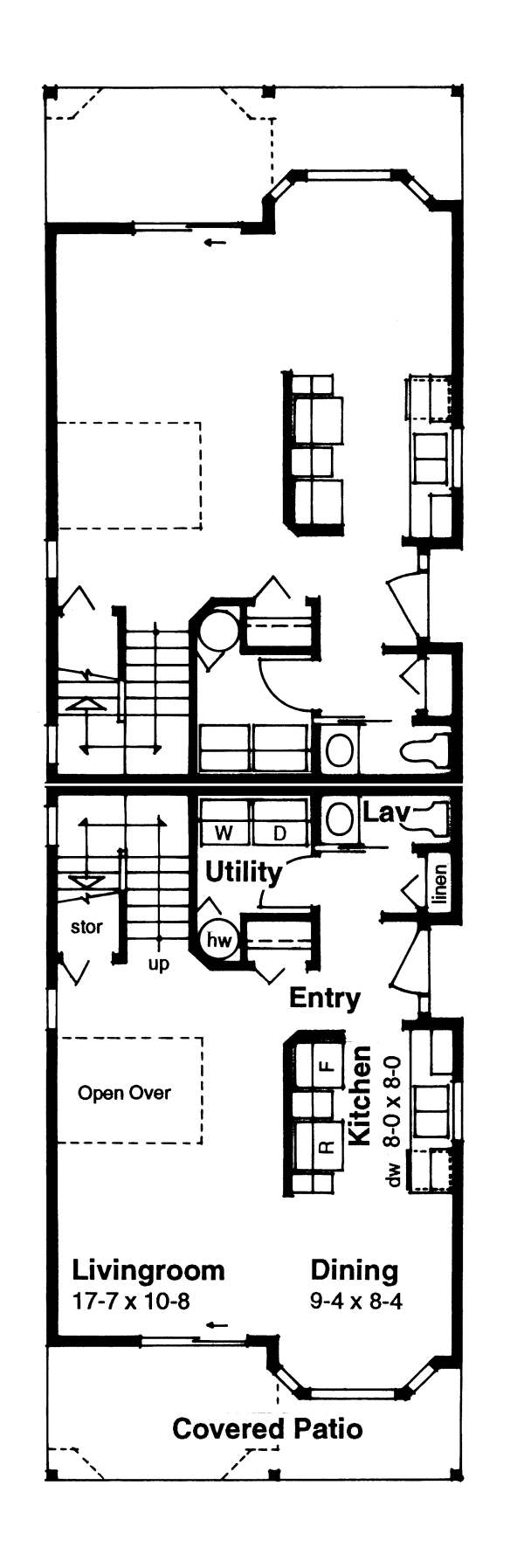 Main Floor Plan for House Plan #201406