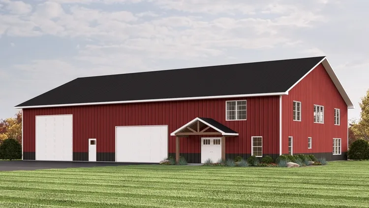 Full Rendering for House Plan #756183