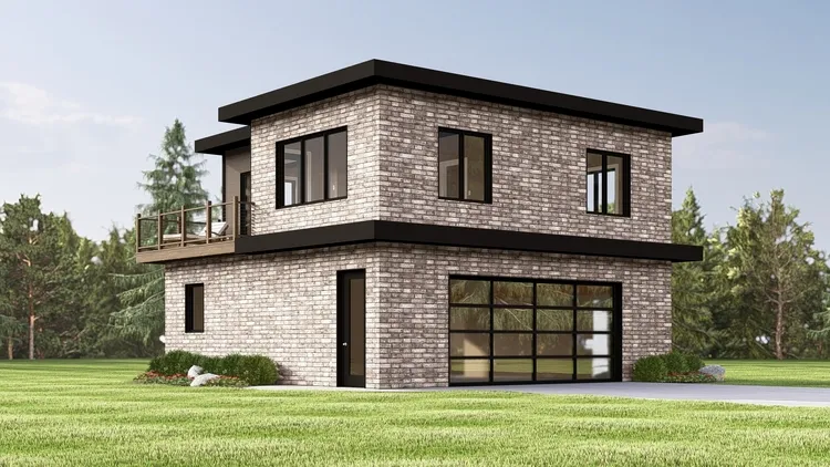 Full Rendering for House Plan #754770