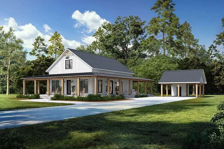 Full Rendering for House Plan #308041