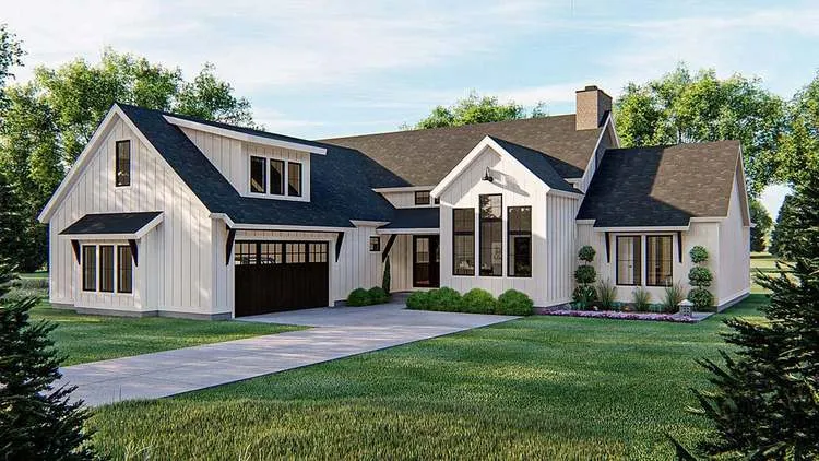 Full Rendering for House Plan #708722