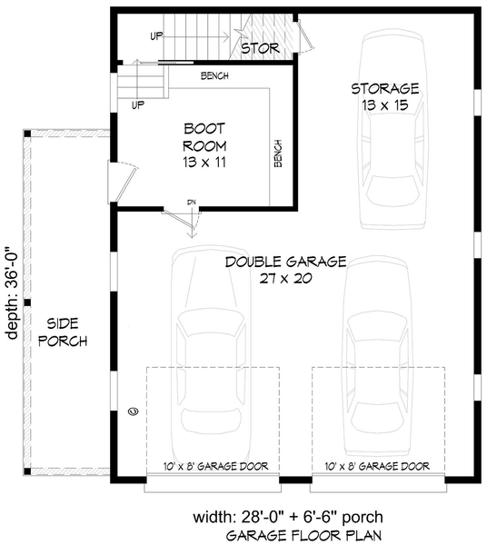Main Floor Plan for House Plan #693672