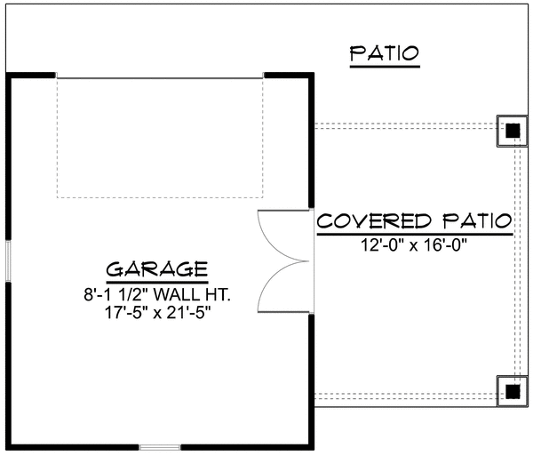 Main Floor Plan for House Plan #751020