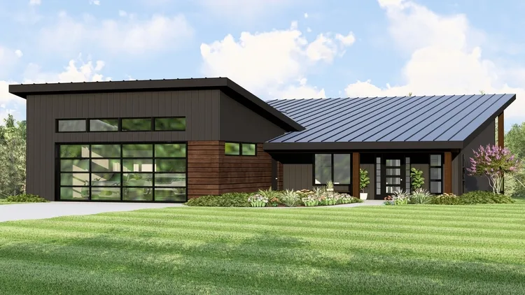 Full Rendering for House Plan #754681