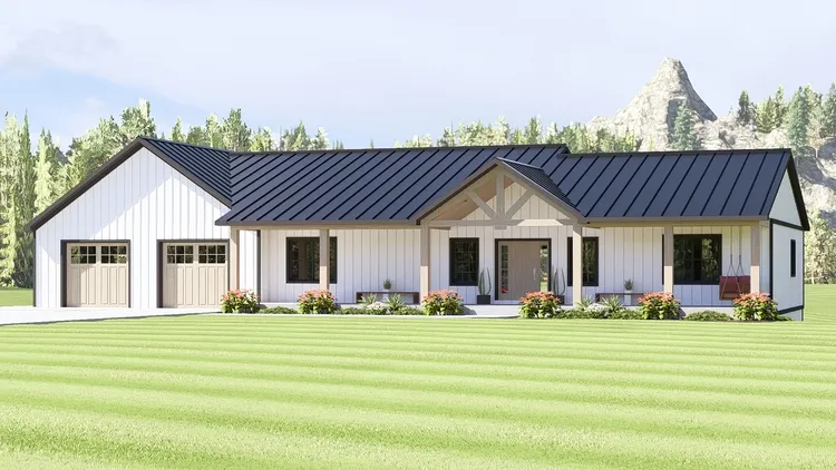 Full Rendering for House Plan #752222