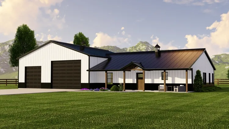 Full Rendering for House Plan #753871