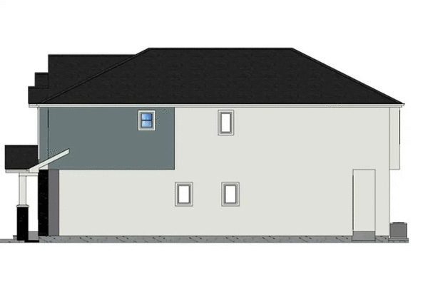 Right Elevation for House Plan #195518