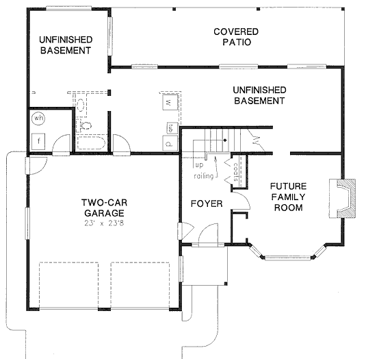 Basement Plan for House Plan #137309