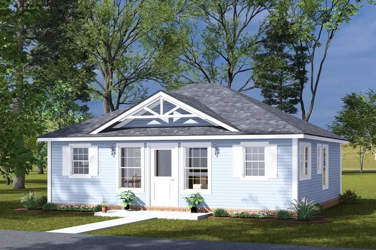 Full Rendering for House Plan #241970