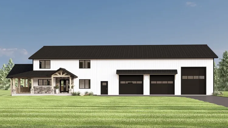 Full Rendering for House Plan #752503