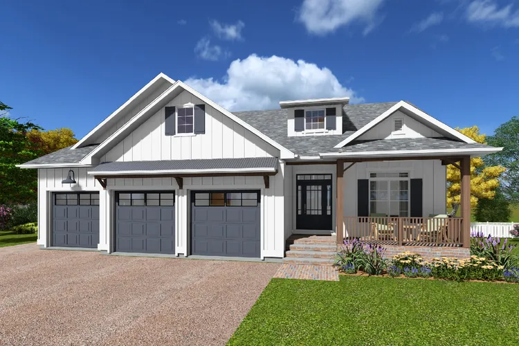 Full Rendering for House Plan #203134