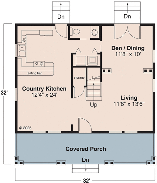 Main Floor Plan for House Plan #344141