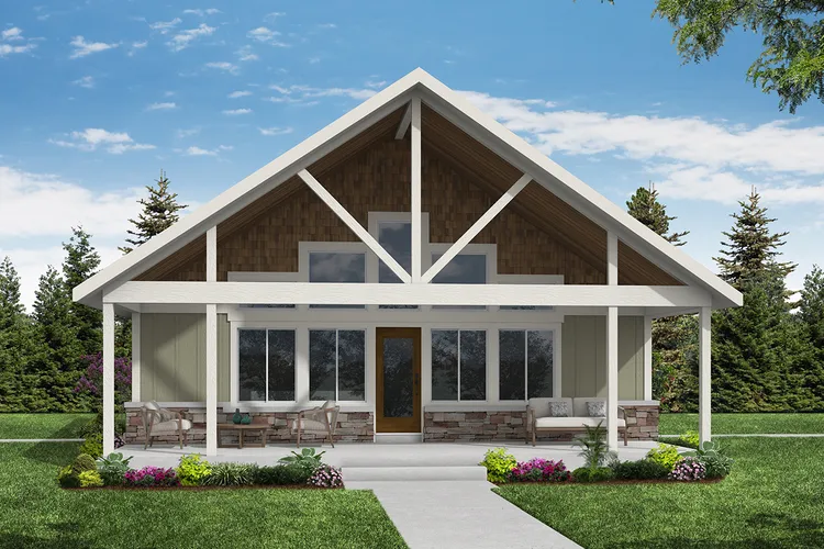 Full Rendering for House Plan #340631