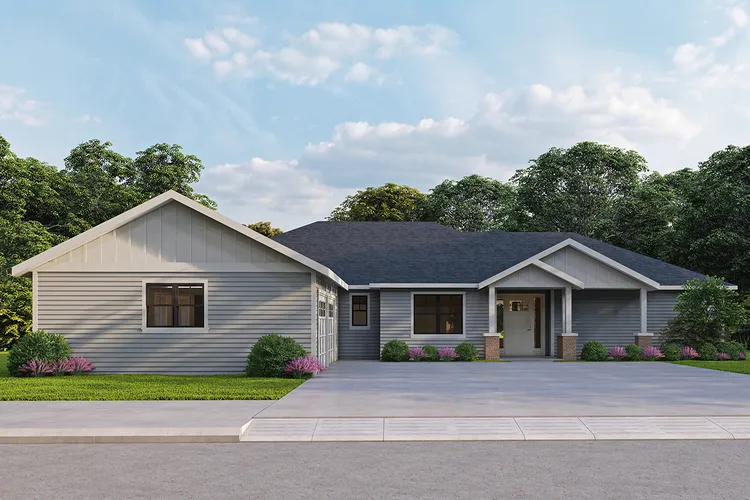 Full Rendering for House Plan #344003