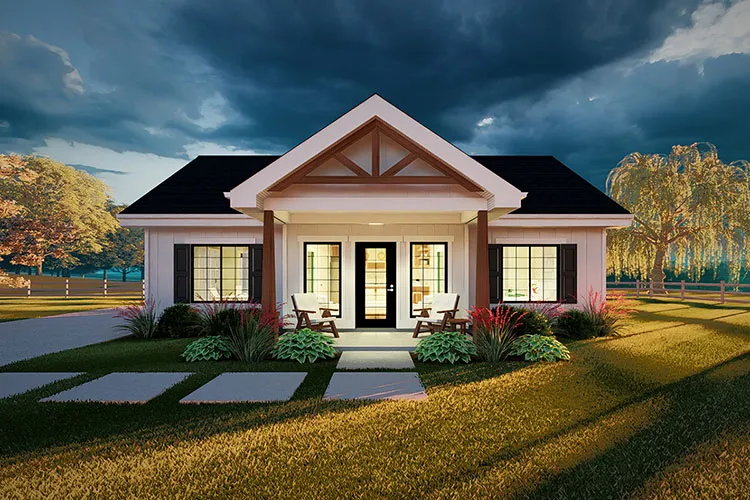 ExteriorPhoto for House Plan #580850