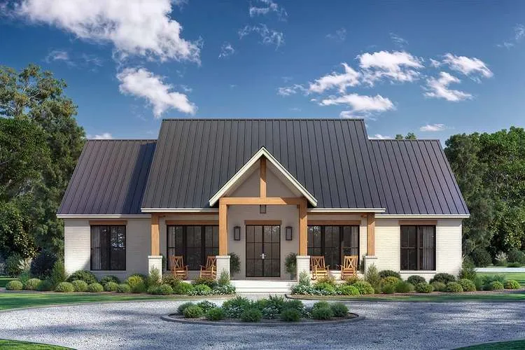 Full Rendering for House Plan #303143