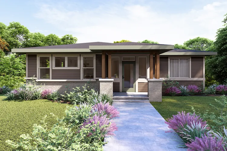 Full Rendering for House Plan #345632