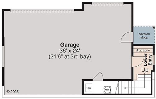 Basement Plan for House Plan #345632