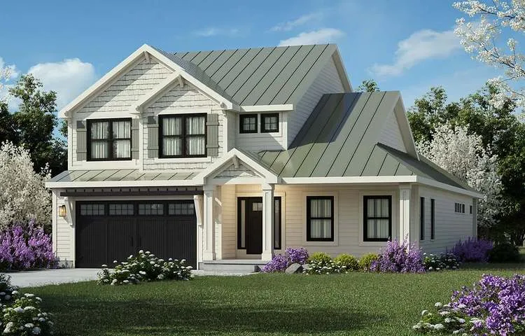 Full Rendering for House Plan #159203