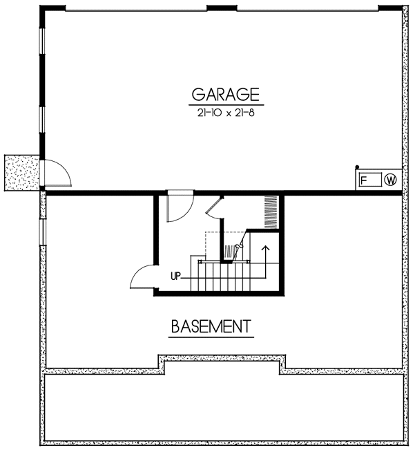 Basement Plan for House Plan #235026