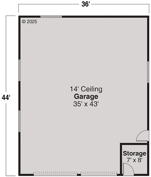 Main Floor Plan for House Plan #344851