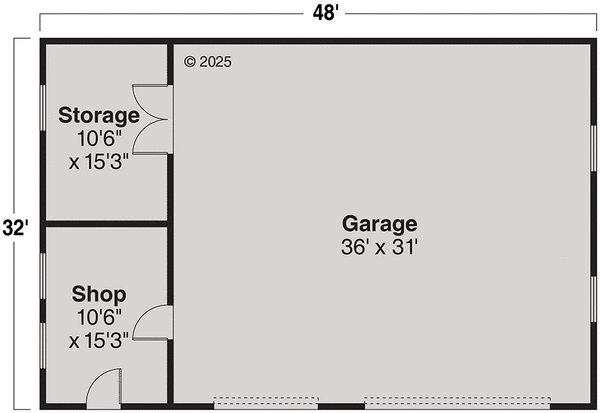 Main Floor Plan for House Plan #348351