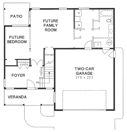 Basement Plan for House Plan #132319