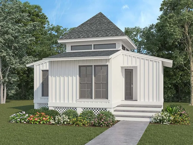 Full Rendering for House Plan #486150