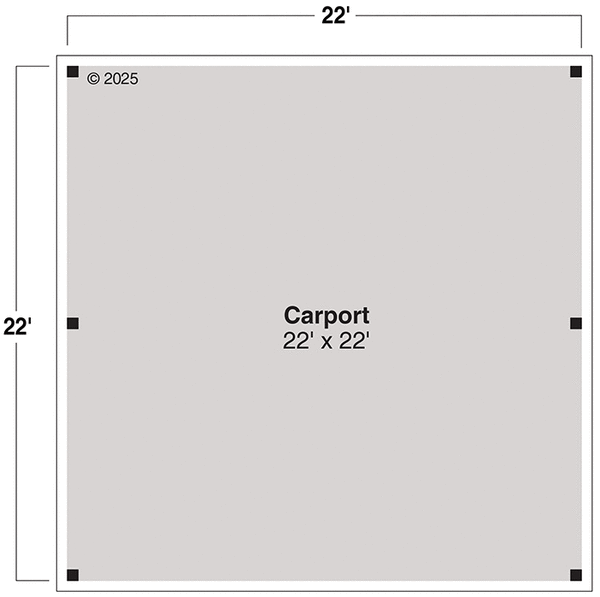 Main Floor Plan for House Plan #340484