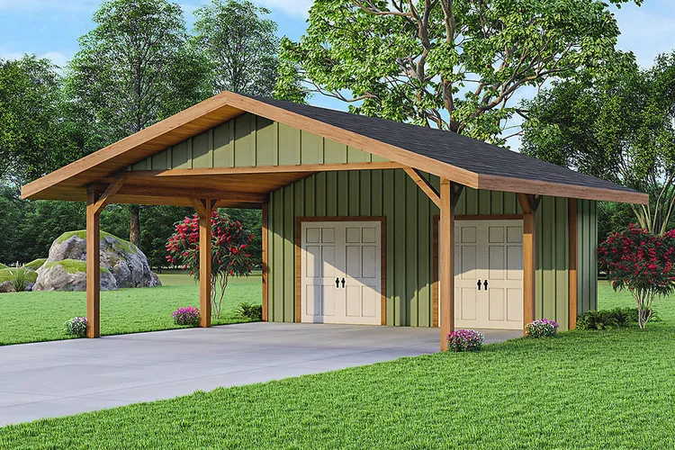 Full Rendering for House Plan #344950